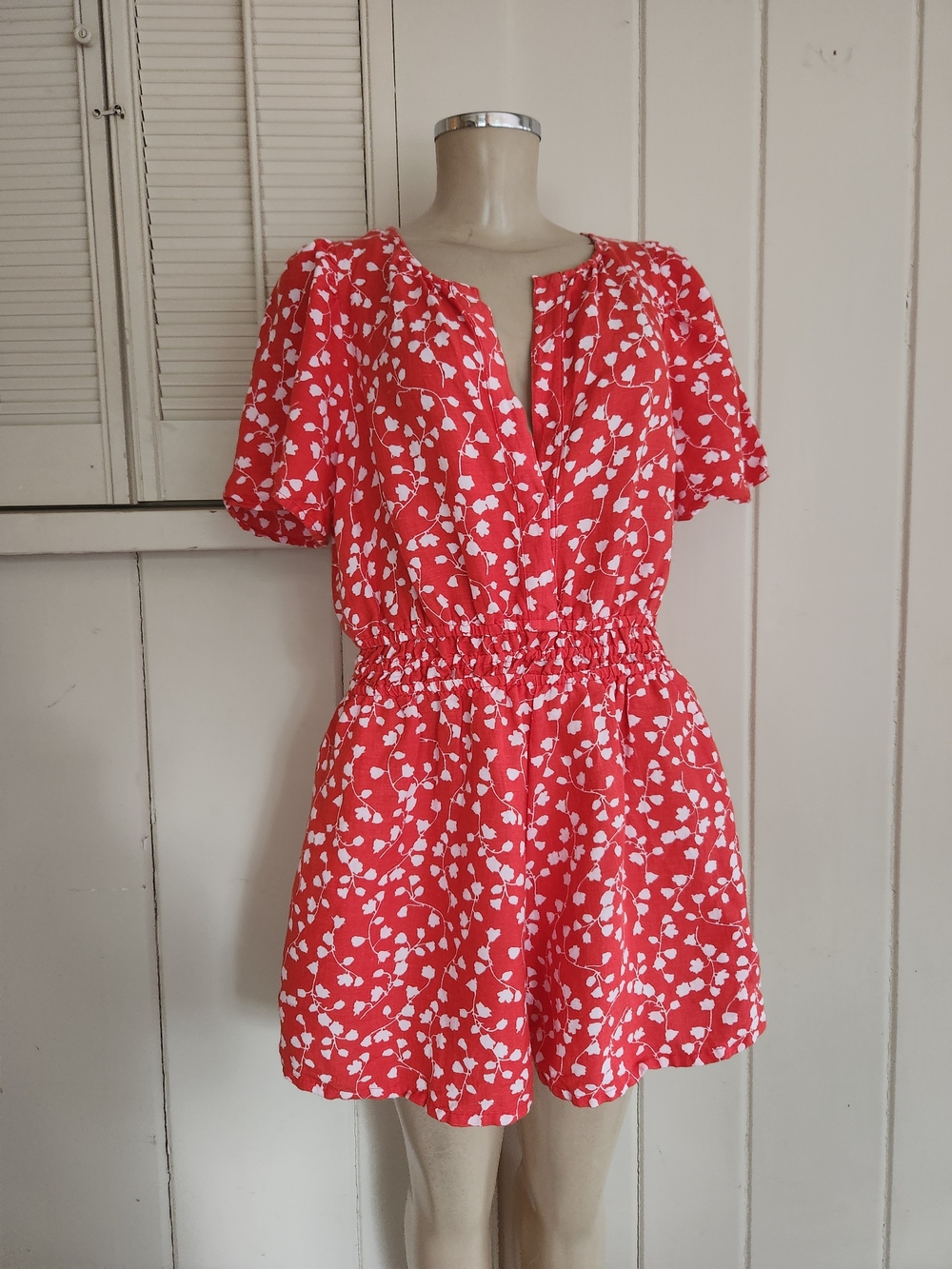Anthropologie The Somerset Romper. Linen Blend - Picture 2 of 13